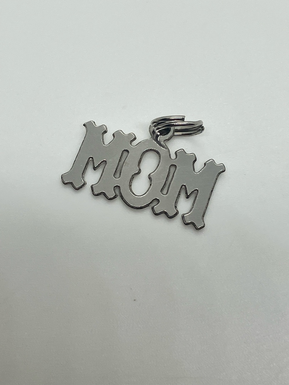 Vtg Rembrandt Sterling Silver MOM Mother Charm Bracelet Charm